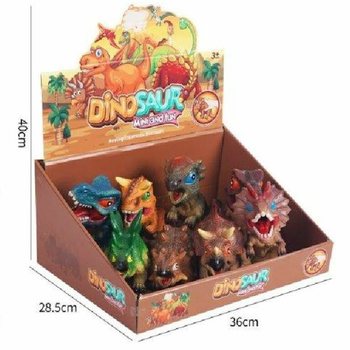 SOUND-MAKING DINOSAUR FIGURES IN DISPLAY (8 pcs)