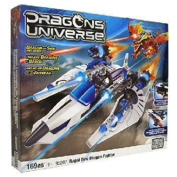 Mega Bloks Dragon Battle - Fighter Jet & Dragon Playset