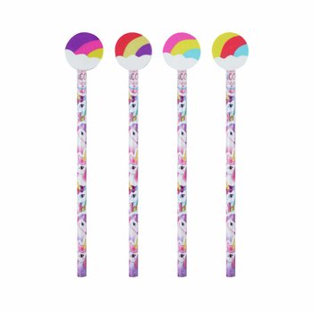 Rainbow Unicorn Pencil with Eraser (24 pcs)