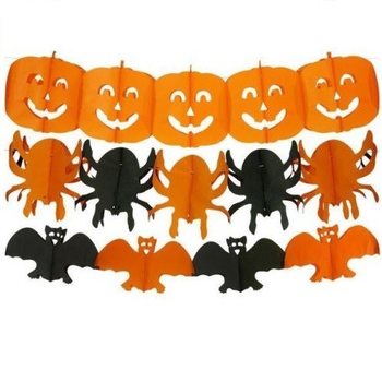 Mixed Halloween Decoration Garlands &ndash; 300 cm Long (6 pcs)