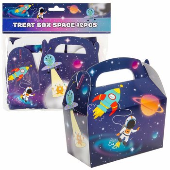 Space Treat Boxes / Party Favor Boxes 12x12.5x6 cm (12 pcs)