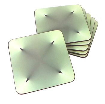 Joseph Joseph Cross 3D Table Coasters - Set of 6 Pieces (1 set)