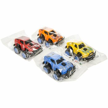 PULL BACK MONSTER TRUCKS - MIXED COLORS (48 pcs)