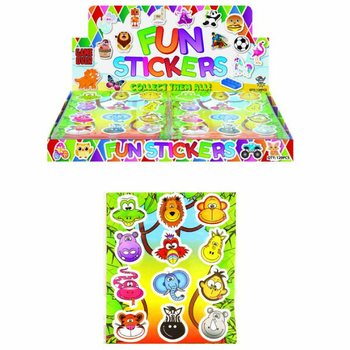 FUN STICKERS – MODEL: JUNGLE ANIMALS (120 pcs)