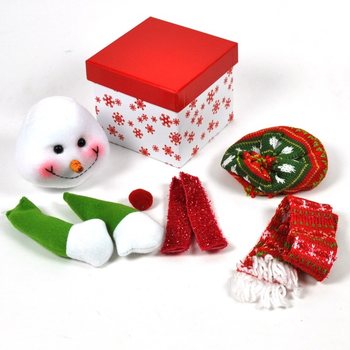 MAKE YOUR OWN CHRISTMAS BOX - MODEL: SNOWMAN