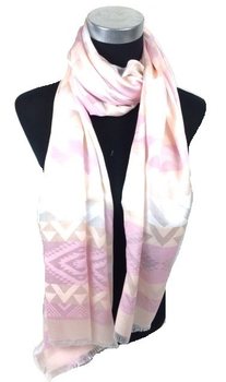 Striped Ibiza Look Scarf Pink/Salmon (1 pc.)