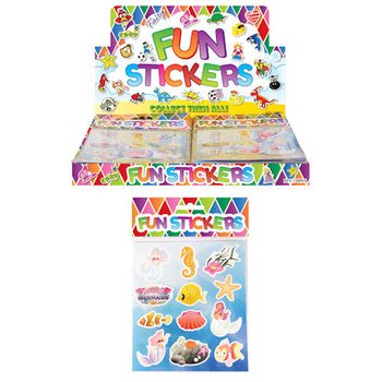 Fun Mermaid Stickers | 120 Pcs Counter Display