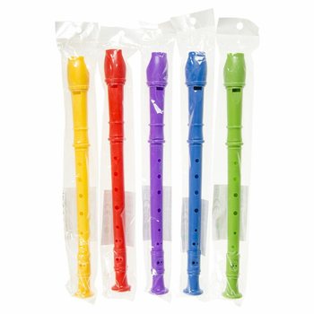 LARGE COLORED RECORDERS (24 pcs)