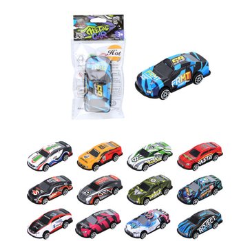 GRAB BAG PULL BACK SPORT CARS - MIX COLORS (24pcs.)