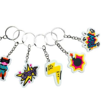 SUPERHERO KEYRINGS (48pcs.)