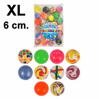 Jumbo Mixed Bouncy Balls Ø6CM (25 pcs)