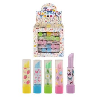 LIPSTICK ERASERS IN DISPLAY (84 pcs)
