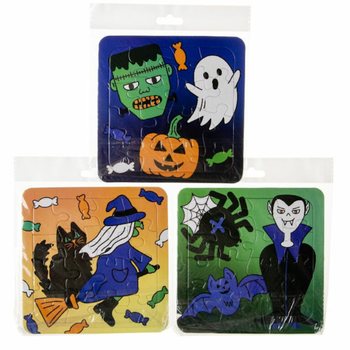 Mixed Halloween Puzzles - 14 x 14 cm (50 pcs)