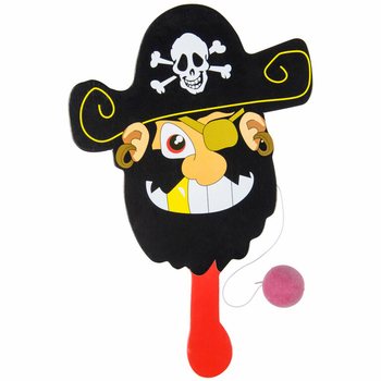 Pirate Paddle Bat & Ball Game (24 pcs)