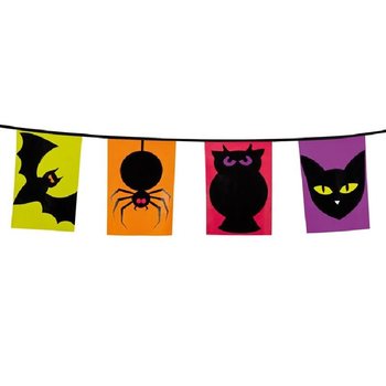 FLAG LINE BLACK DOG - 6 METER (3p).