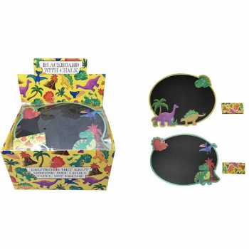 Dinosaur Chalkboard with Chalk in Display (24 pcs)