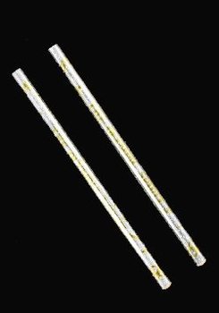 WOODEN PENCILS SILVER/YELLOW (144 pcs)