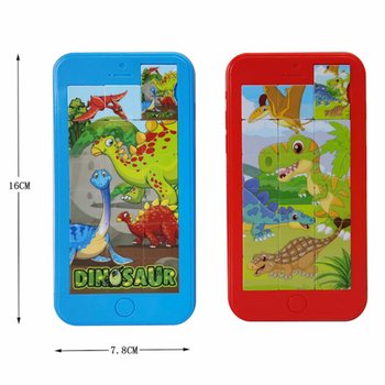 Dinosaur Mobile Slide Puzzle - 8x16cm
