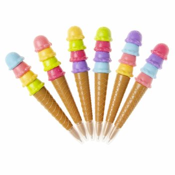 Ice Cream Cone Ballpoint Pen in Display (24 pcs)