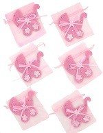 Baby Shower Gift Bag - Baby Pink (12 pcs)