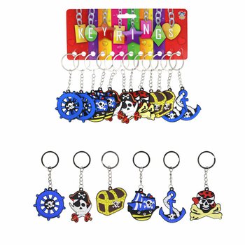 KEYRINGS - PIRATES (12 pcs.)