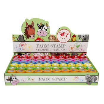 Farm Animal Stamps Display (60 pcs.)