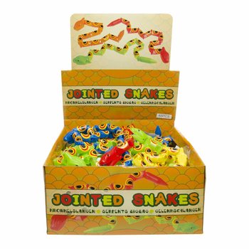 FLEXIBLE WIGGLE SNAKES 35 CM IN DISPLAY (48 pcs)