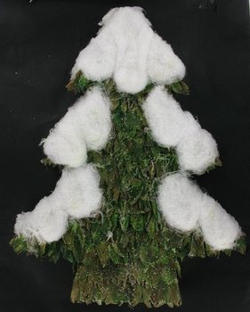 Large Natural Tree with Snow (1 pc.)