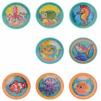 Large Round Sea Animal Maze Ball Game (24 pcs)