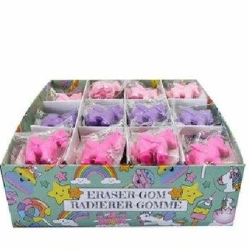 Unicorn Erasers - Display Box (48 pcs)