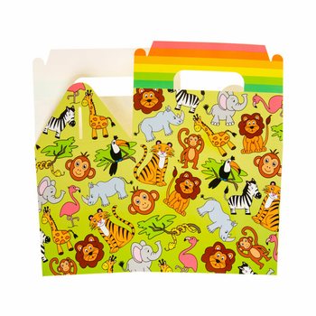 Jungle Animals Treat/Menu Boxes (12 pcs)