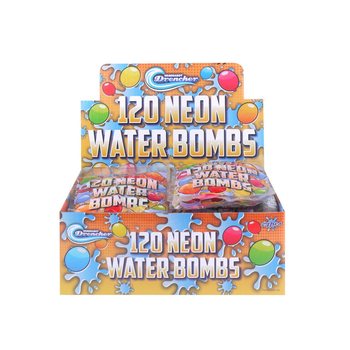 120x WATER BOMBS IN BAG IN DISPLAY (24pcs.)