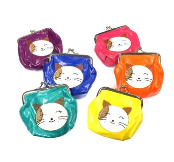 WALLET (CHILD) MIX COLORS KITTEN (6pc)