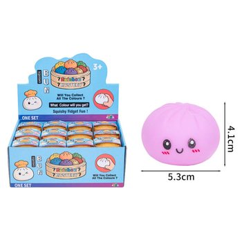 RAGE - Squishy Bun Dumplings SMALL (Dim. 5.3 x 5.3 x 4.1 cm) - Viral 2026 Toy Fidget Toy - 24 pcs