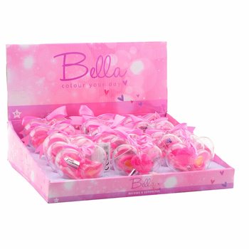 3-Piece Bella Kids Makeup Set in Heart Shape in Display (18 pcs)