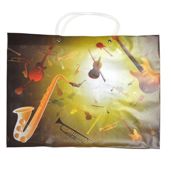 Large Carrier Bags / Gift Bags - Music Design (12 pcs)