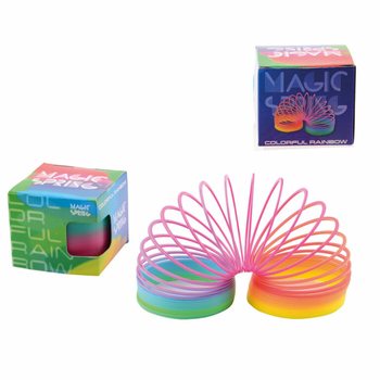 RAINBOW MAGIX MAGIC SPRING / SLINKY IN BOX &Oslash;7.5 CM (12 pcs)