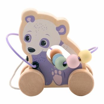 JOUECO - Wooden Wild Animal Bead Maze - 12+ Months
