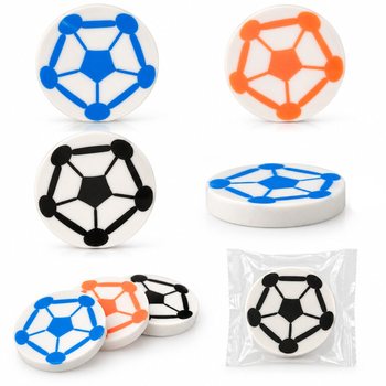 SOCCER BALL ERASER DISPLAY (30 pcs.)