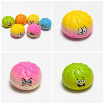 RAGE - Squishy Dumplings LARGE (9 x 9 x 4 cm) - Viral 2026 Fidget Toy - WITH HEADERCARD (24 pcs)