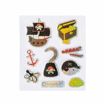 Glitter Stickers - Model: Pirate (100 pcs)