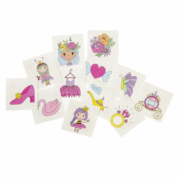 Princess Fun Tattoos - 48-Pack Display