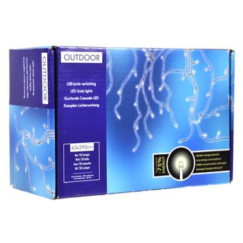OUTDOOR CHRISTMAS LIGHTS / CORD WITH 150 LED LIGHTS 2.9 METRES