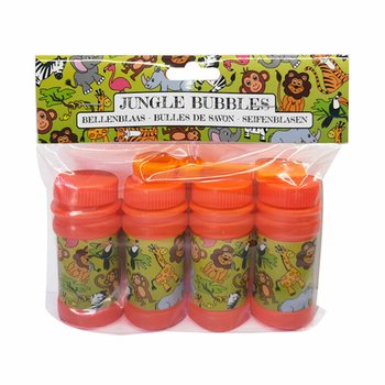 Jungle Animal Bubble Wands 50ml (4-Pack)
