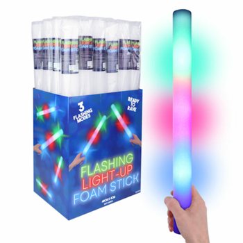 LED FOAM STICKS - MULTI COLOR PARTY BAR IN DISPLAY (24 pcs.)