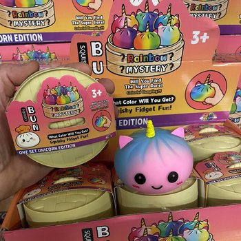RAGE - Squishy Bun Dumplings LARGE - ONE SET UNICORN EDITION (Dim. 8.5 x 8.5 x 7.5 cm) (12 pcs.)