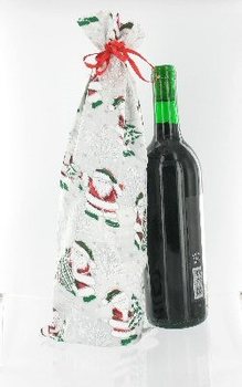 Beautiful Christmas Wine Bottle Bag (12 pcs)