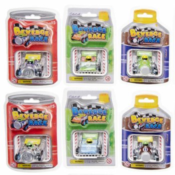 PULLBACK RACE CAR - BEVERAGE RACE CAR (12 Pcs)