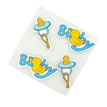 DECORATION STICKERS - BABY BLUE (20 pcs.)