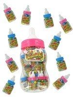 20 Mini Baby Bottles with Candy in a Large Bottle (2x20 pcs)